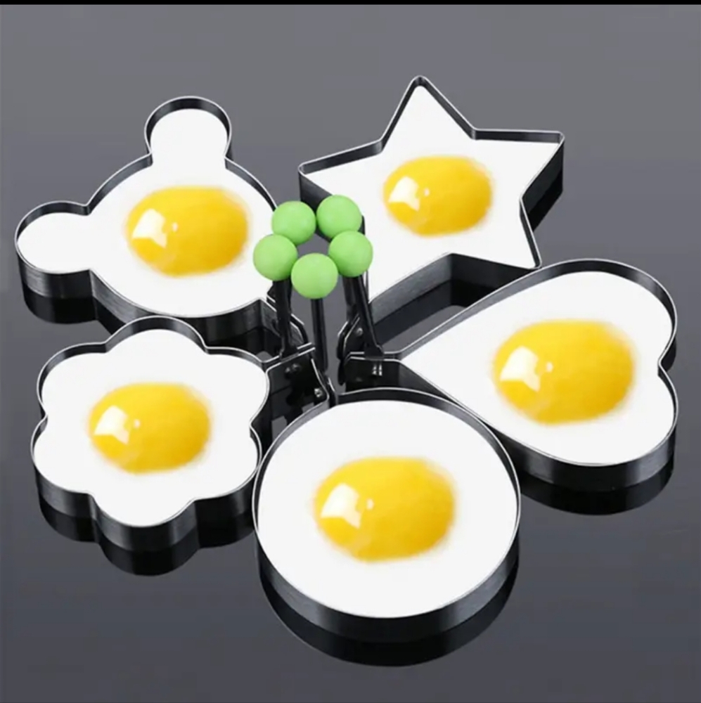 Mix&Match 3/$25 - 3 x Stainless Steel Mold for Pancakes, Fried Eggs